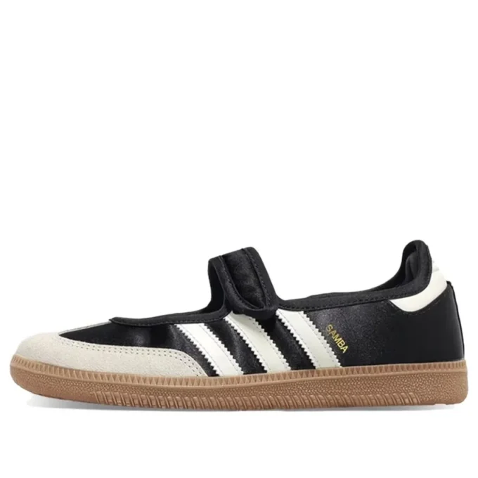Adidas Samba Jane “Μαύρο Λευκό Χρυσό Μεταλλικό”