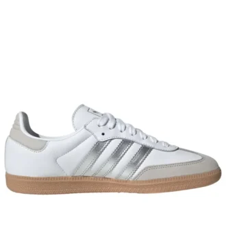 Adidas Samba OG “Λευκό Ασημί Μεταλλικό Γκρι”