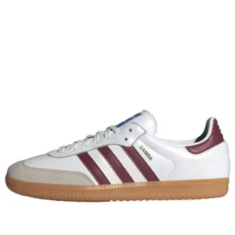 Adidas Samba OG “Λευκό Μπορντό Γκουμ”