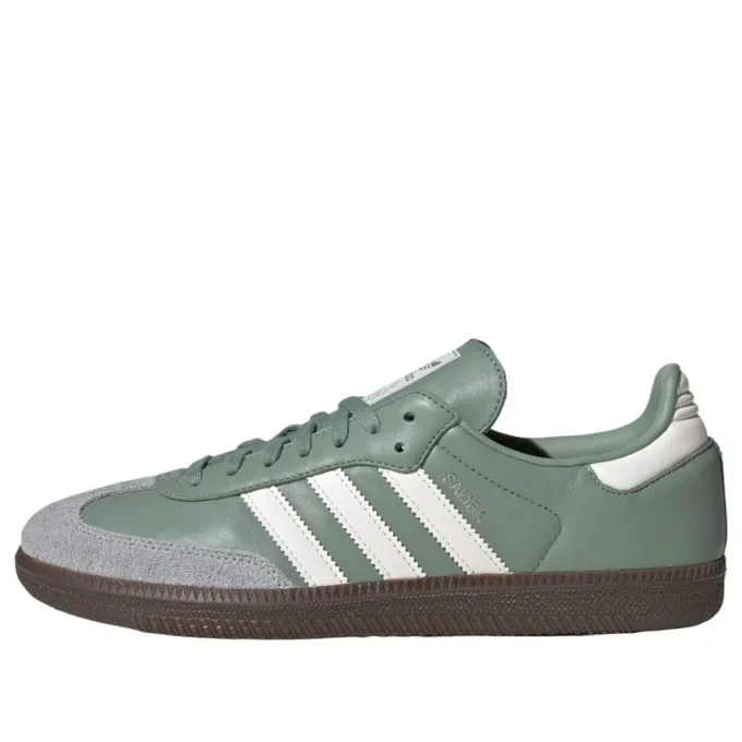 Adidas Samba OG “Silver Green Chalk White”