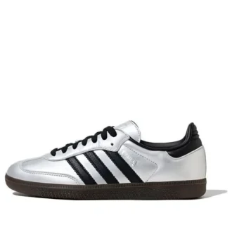 Adidas Samba OG “Silver Metallic Black Gum”