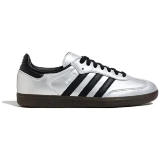 Adidas Samba OG “Silver Metallic Black Gum”
