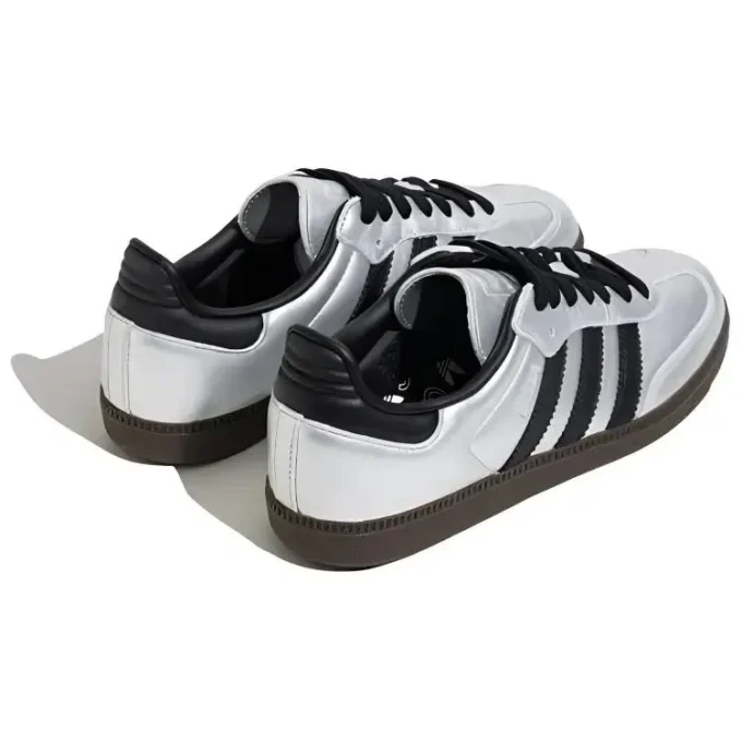 Adidas Samba OG “Silver Metallic Black Gum”