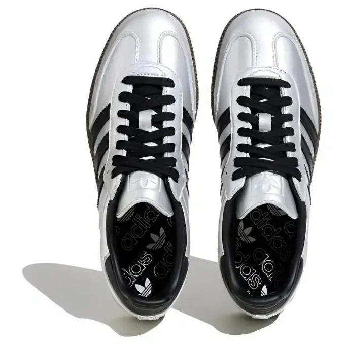 Adidas Samba OG “Silver Metallic Black Gum”