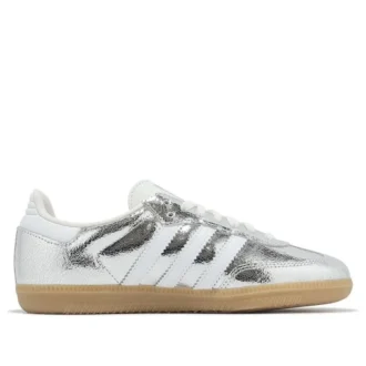 Adidas Samba OG “Silver Metallic Cracked Leather”