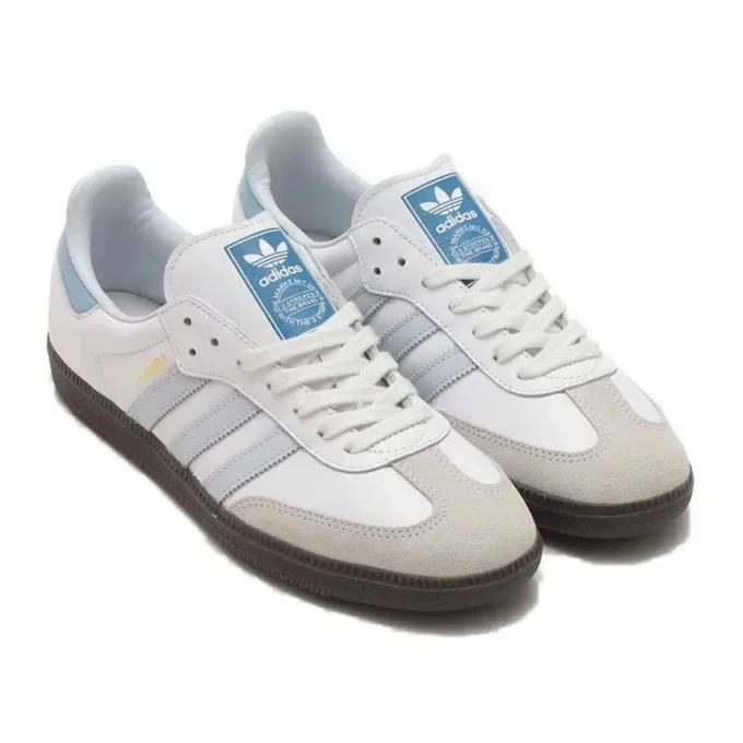Adidas Samba OG “White Halo Blue Gum”