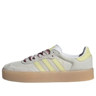 Adidas Samba “White Grey Powder Yellow”