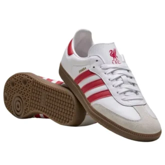Adidas X Liverpool Fc Samba “Λευκό Φράουλα Κόκκινο Καουτσούκ”