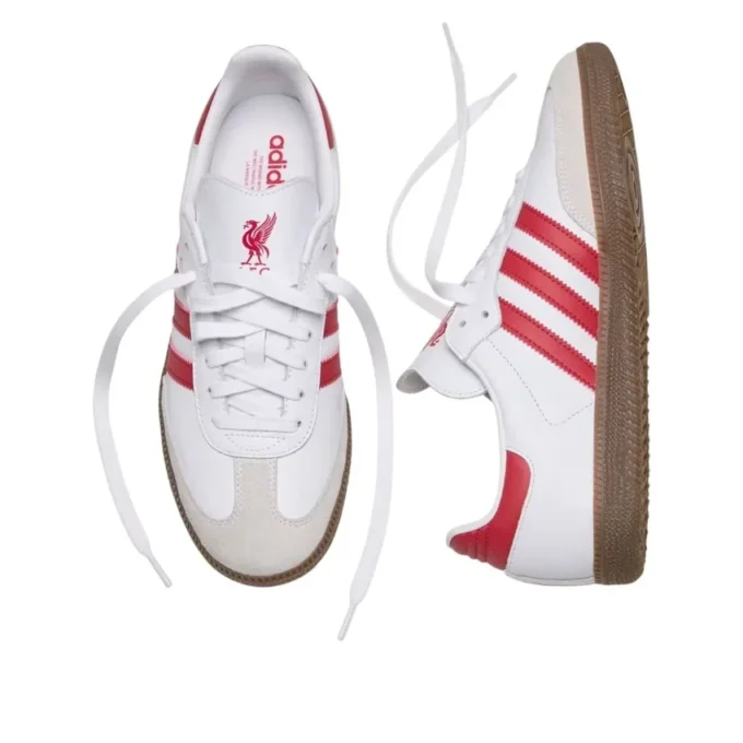 Adidas X Liverpool Fc Samba “Λευκό Φράουλα Κόκκινο Καουτσούκ”