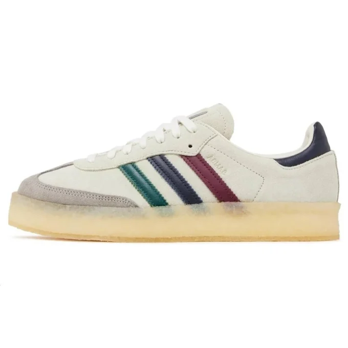 Adidas X Ronnie Fieg X Clarks 8Th Street Samba “Kithmas – Multi-Color Stripes”